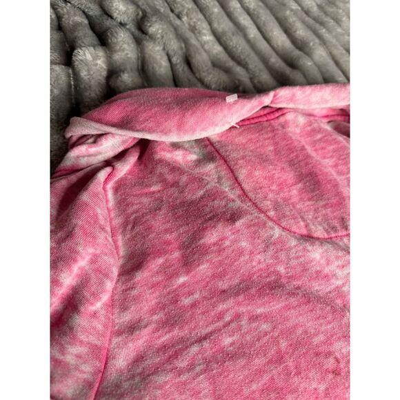 Fox ryders pink shawl collered sweatshirt distressed - Picture 10 of 10
